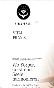 Webseite Vitalpraxis